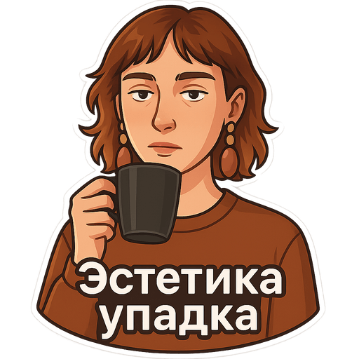 Пример стикера 1 из набора "Podrygi Pack"