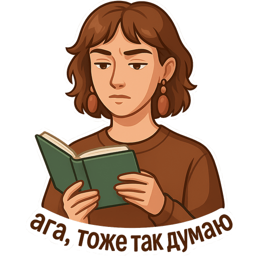 Пример стикера 2 из набора "Podrygi Pack"